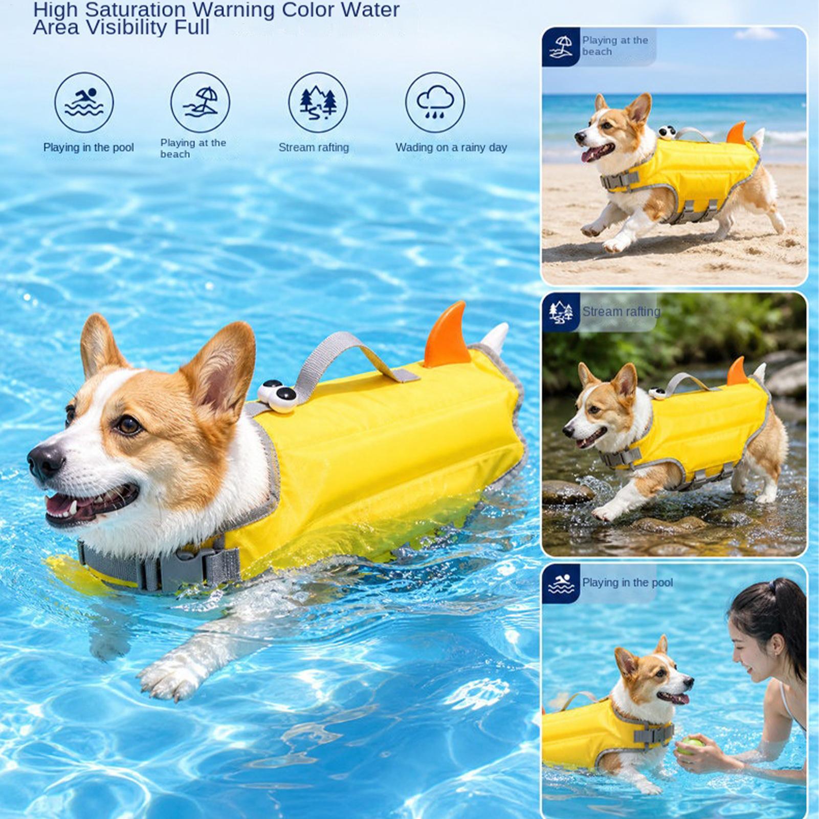 Life Jacket Buoyancy - Adjustable Dog Life Jacket High Buoyancy