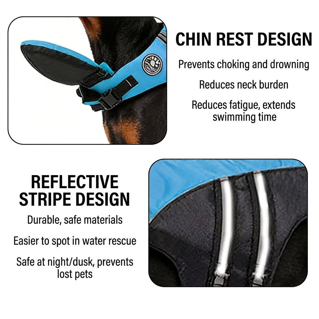 Dog Life Jacket High Buoyancy  - đánh giá và giá Life Jacket Buoyancy