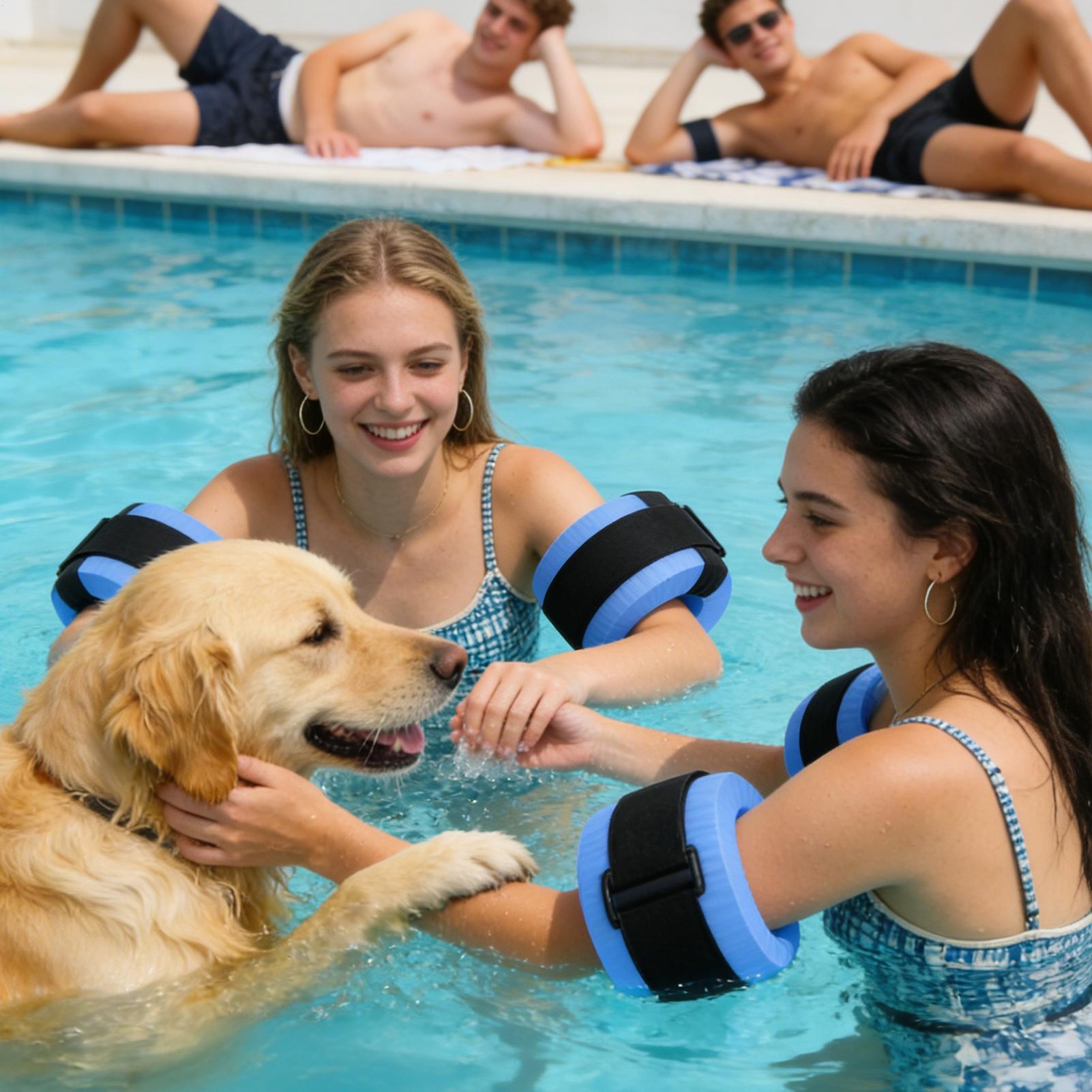 2pcs Foam Swimming Float Ring  - đánh giá và giá Aquatic Water Sports