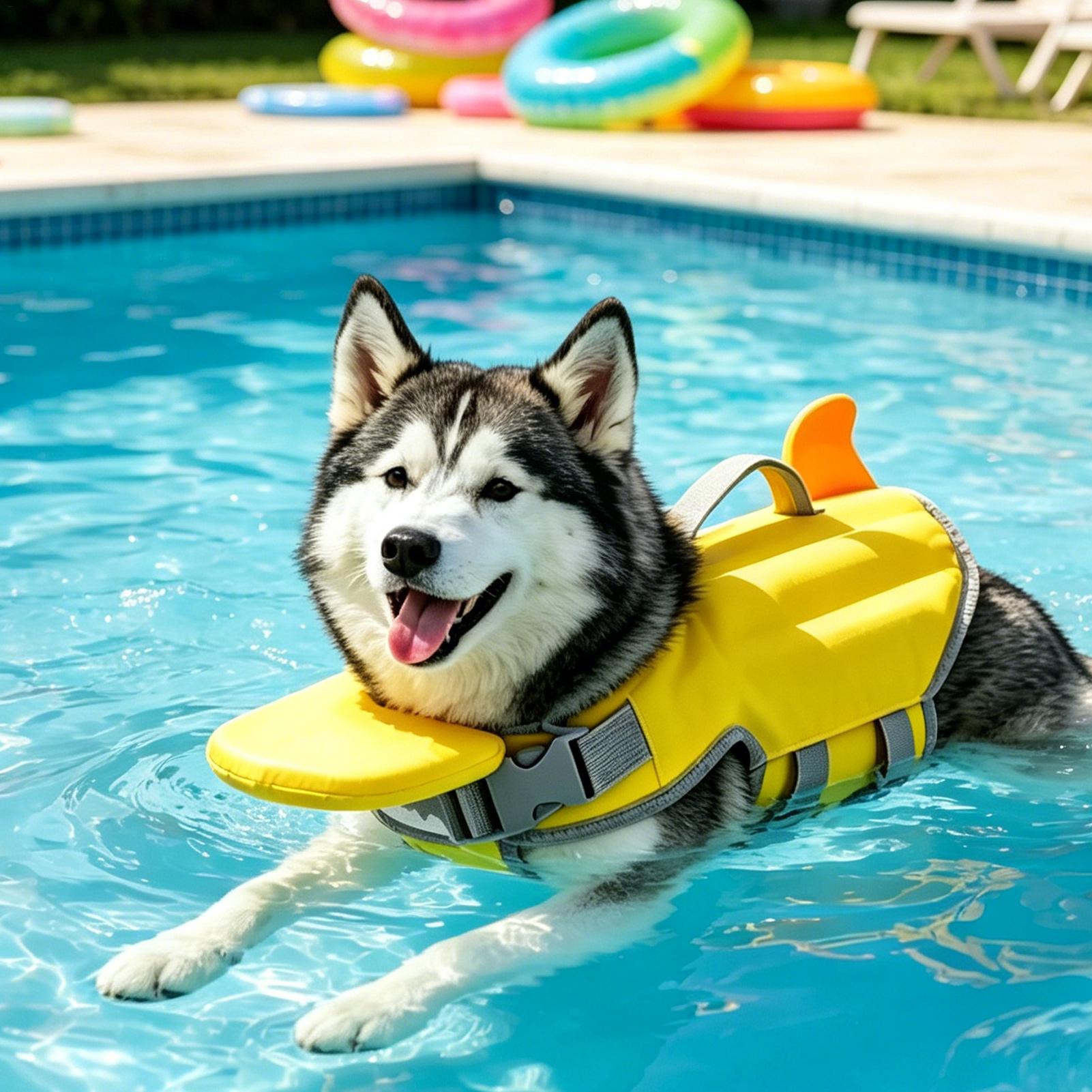 Dog Life Vest High Buoyancy wi - đánh giá và giá Life Jacket Buoyancy