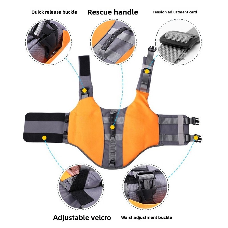 Pet Life Vest Dog Life Jacket  - đánh giá và giá Life Jacket Buoyancy