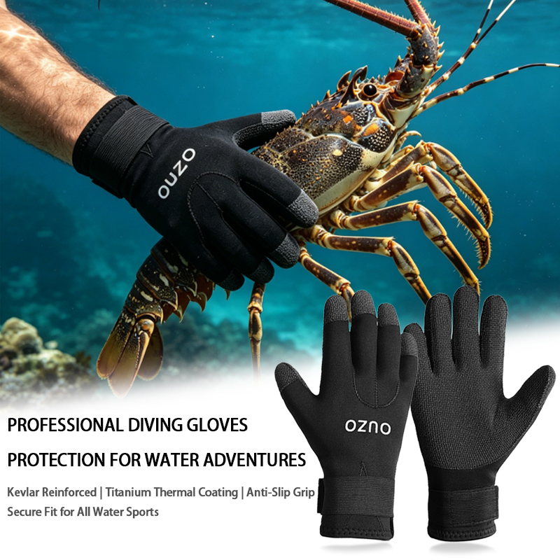 3mm Diving Gloves - CR Titaniu - đánh giá và giá Wetsuit 3Mm Neoprene