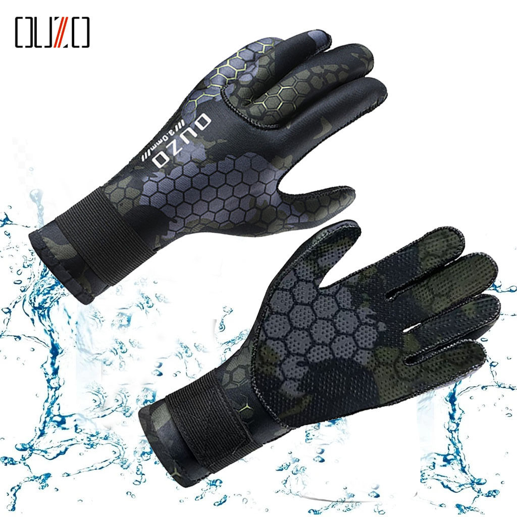 3MM Neoprene Diving Gloves Cam - đánh giá và giá Wetsuit 3Mm Neoprene